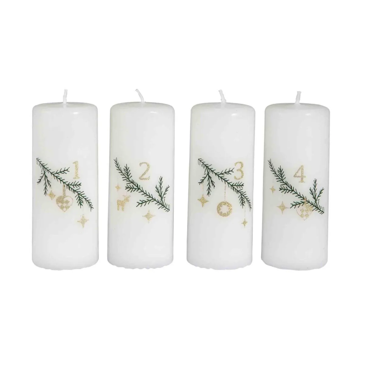 Online Adventslys 4 pk Kubbelys|Julelys Og Lysestaker