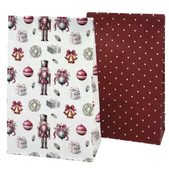 Online Adventsposer 24-pk nostalgi Gaveinnpakking|Julepynt