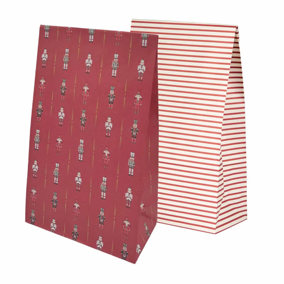 Sale Adventsposer 24-pk nøtteknekker rød Gaveinnpakking