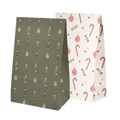 Discount Adventsposer 24-pk nøtteknekker grønn Gaveinnpakking