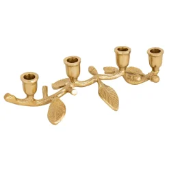 Hot Adventstake Gullblad Lysestaker|Julelys Og Lysestaker