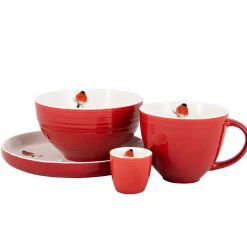 Outlet Asjett Dompap 21 cm Servise|Juleservering