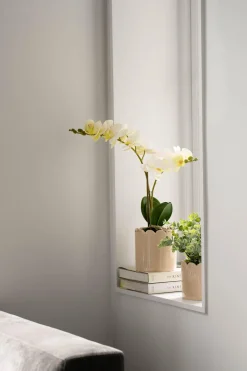 Blomsterpotte Scallop, beige Blomsterpotter Og Pidestaller