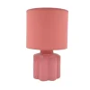 Clearance Bordlampe Flower 25 cm rosa Lamper