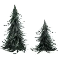 New Dekortre Fjær 25cm Julepynt