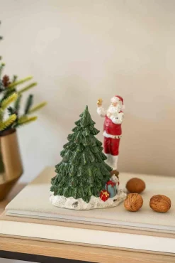 Sale Dekortre med julenisse Julepynt