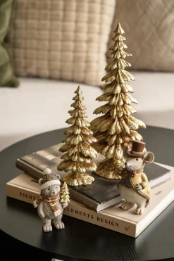 New Dekortre Wren 36 cm gull Julepynt