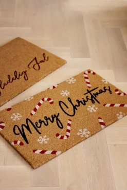 New Dørmatte Merry Christmas 40x70cm Dørmatter|Juletekstil