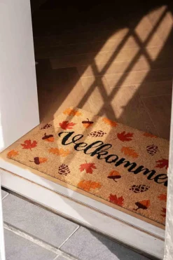 Sale Dørmatte Velkommen høst 40x70cm Dørmatter
