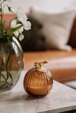 Discount Duftlys julekule Amber & Tonka Duftlys|Julelys Og Lysestaker