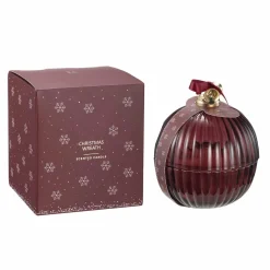 Outlet Duftlys julekule Christmas Wreath Duftlys|Julelys Og Lysestaker