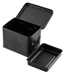 Best Førstehjelpskrin Sort Bokser|Oppbevaring Og Kurver