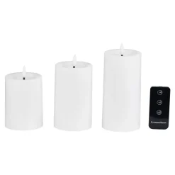 Sale Gaveeske LED 4 pk Ledlys|Kubbelys