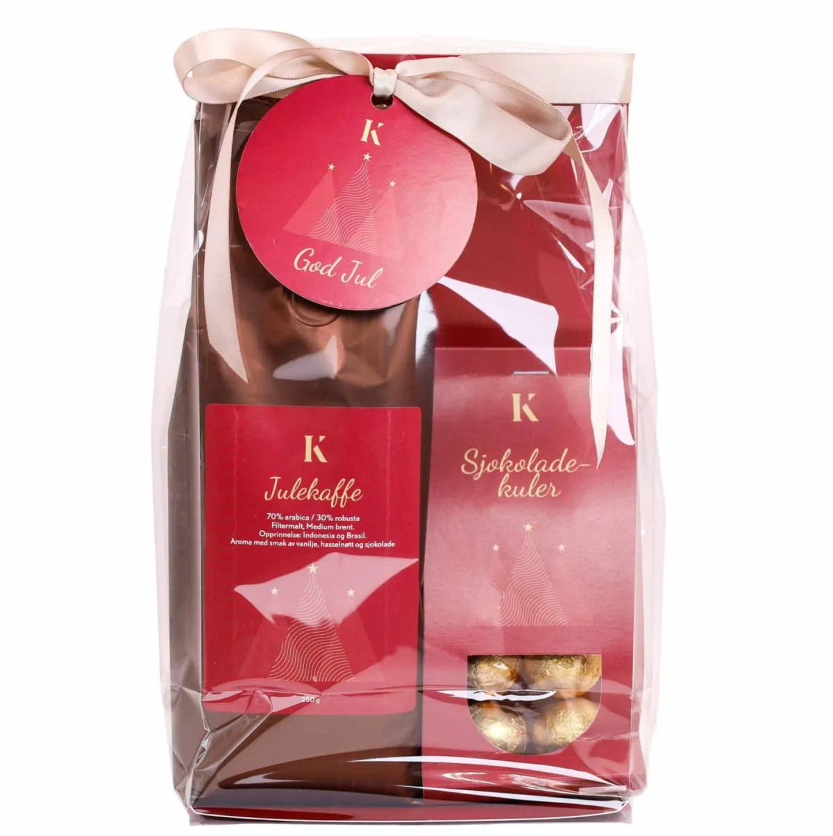 Hot Gavepakke Julekaffe & sjokoladekuler gull Mat Og Drikke|Gavetips
