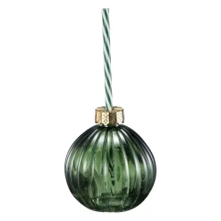 Online Glass julekule grønn Glass|Juleservering