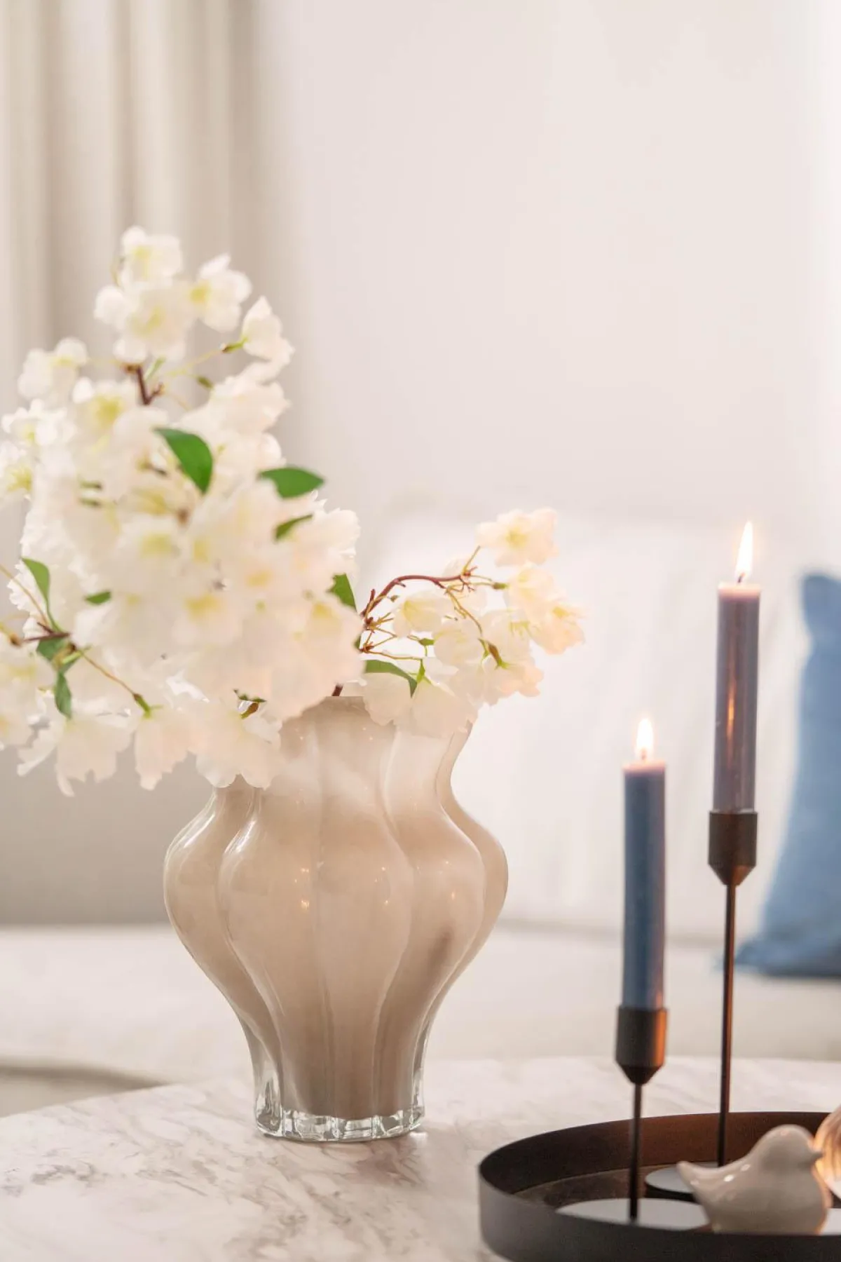 Best Gren Kirsebærblomst H 105 cm Kunstige Blomster