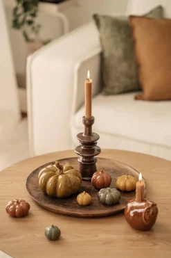 Outlet Gresskar i eske Brun Pynt