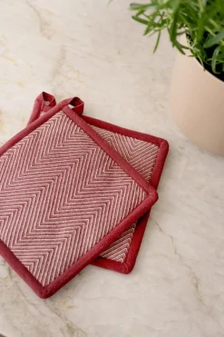 Outlet Gryteklut Herringbone 2 pk Annen Tekstil|Kjøkkentekstil