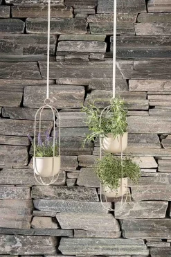 Best Hengepotte Singel 45 cm beige Blomsterpotter Og Pidestaller