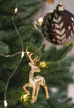 New Hjort hengende gull Julepynt|Julekuler