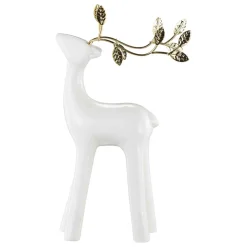Online Hjort Hvit Julepynt