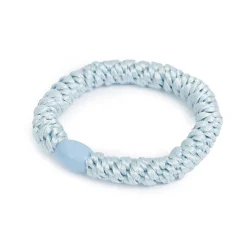 Outlet Hårstrikk blå m/lys blå perle Hårstrikk