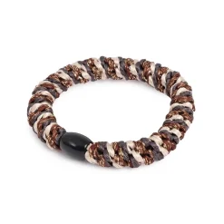 Discount Hårstrikk Tuttifrutti sort/hvit/kobber Hårstrikk