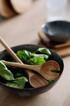 Iben salatbolle grønn-blå Servering