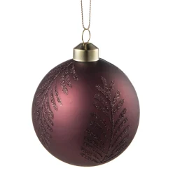 Sale Julekule blader burgunder Julekuler