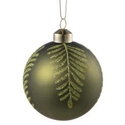 Hot Julekule blader grønn Julekuler