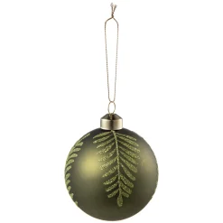 Hot Julekule blader grønn Julekuler