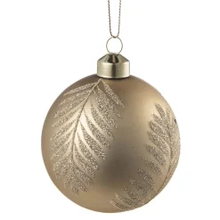 Online Julekule blader gull Julekuler