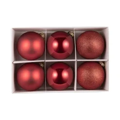 Best Julekule mix 6 pack rød Julekuler