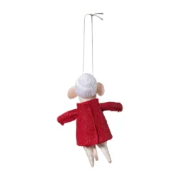 Clearance Julekule Mus med genser Julekuler