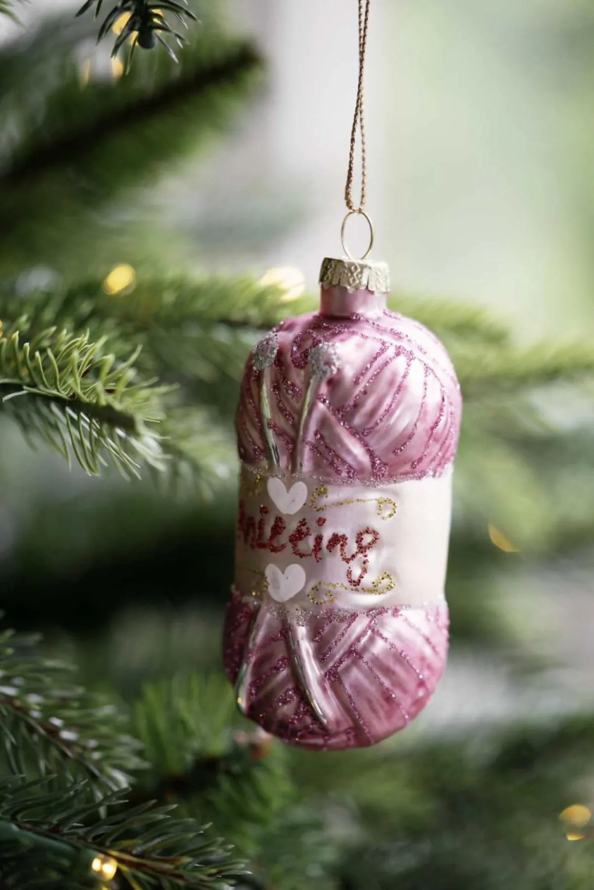 Best Julekule nøste, rosa Julekuler