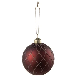 Discount Julekule sparkle burgunder Julekuler