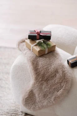 Sale Julestrømpe Faux fur Annen Tekstil|Julepynt