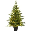 Discount Juletre med ledlys 120 cm Juletrær Og Julegrønt