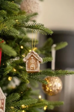 New Juletrepynt pepperkakehus Julekuler