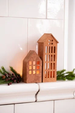 Hot Kanelhus 16,5 cm Lykter|Julepynt