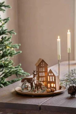 Clearance Kanelhus 16,5 cm Julepynt|Lykter