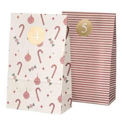 Discount Klistremerker 1-24 Rund Gaveinnpakking