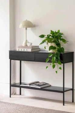 Discount Konsollbord med skuff 110 cm Hyller