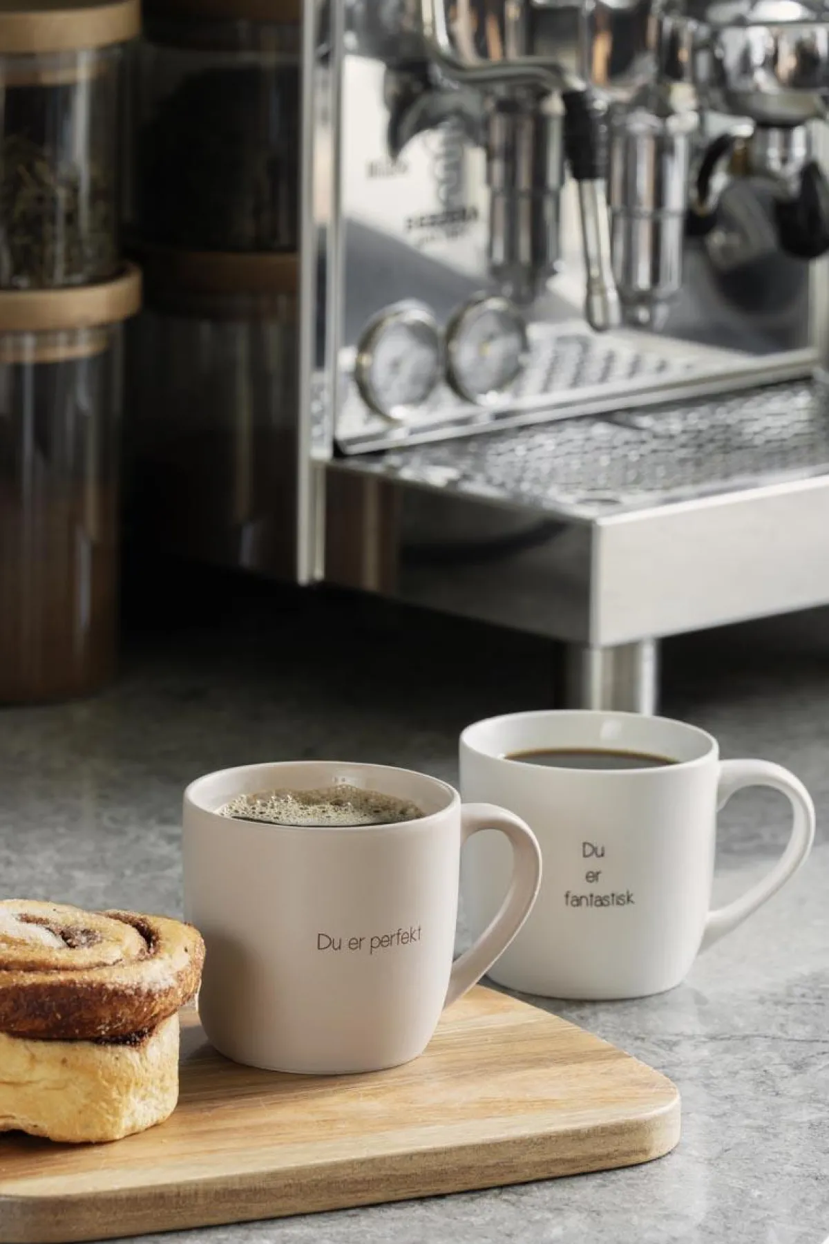 Outlet Kopp Du er perfekt, beige Krus
