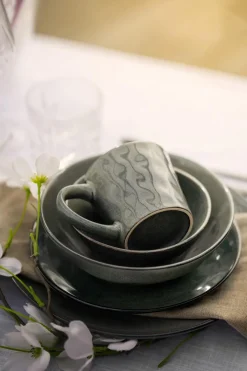 Clearance Kopp Iben grønn-blå Servise|Krus