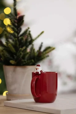 New Kopp med nisse på kanten Krus|Juleservering