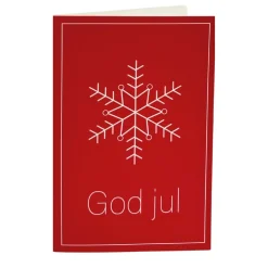 Hot Kort God jul rød Kort
