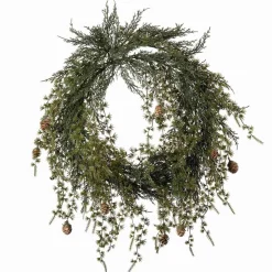 Discount Krans sedertre 40cm Kunstige Blomster|Juletrær Og Julegrønt