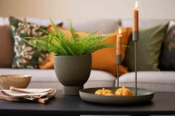 Outlet Kronelys 100% stearin 27,5 cm karamell Kronelys