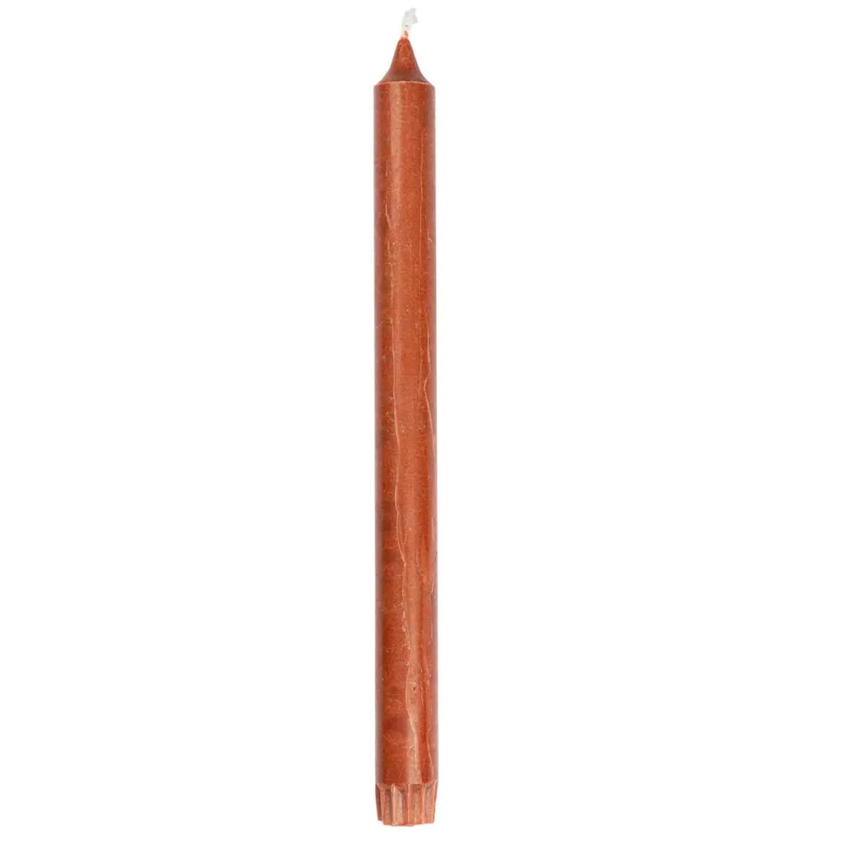 Hot Kronelys 100% stearin 27,5 cm rust brun Kronelys